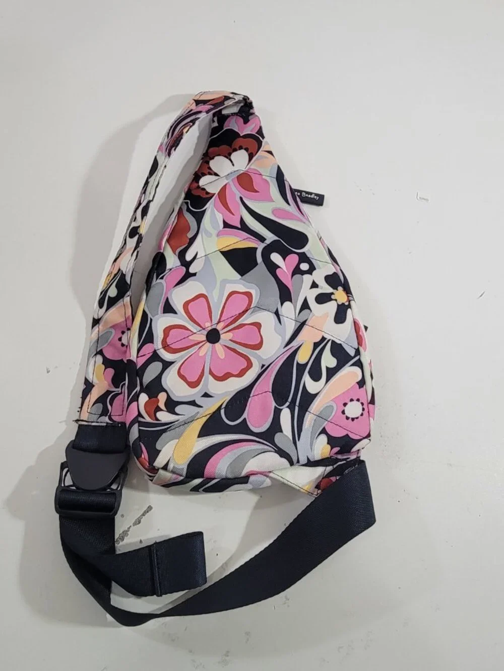 Vera Bradley Mod Paisley Essential Sling Backpack Multicolor Adjustable Strap